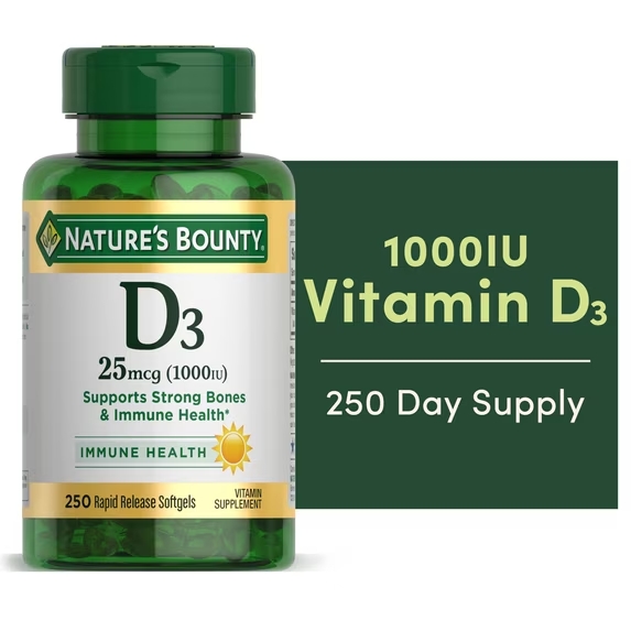 Nature's Bounty Vitamine D3 1000 UI